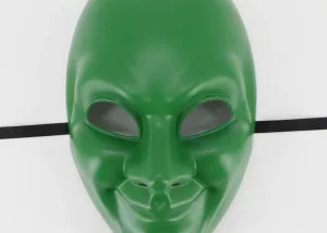 Venetian Jester Mask for Halloween Masquerade Party