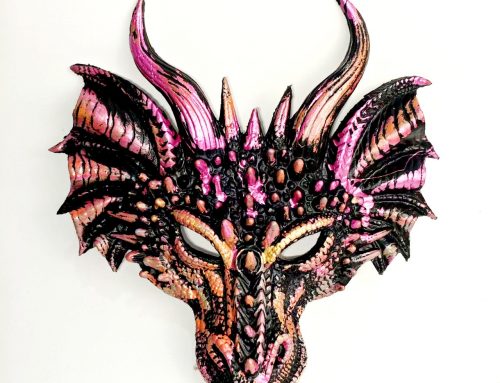 Assorted Colors 3D Animal Full Face Dragon Masks