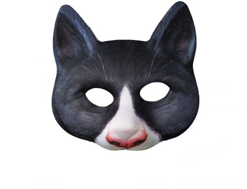 Asst Animal Cat Mask for Halloween Carnival Cosplay Dance Party