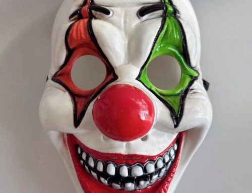 Scary Full Head Clown Mask, Horror Cosplay Mask for Haunted House & Halloween Party